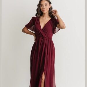 Baltic Born Merlot Maxi Dress